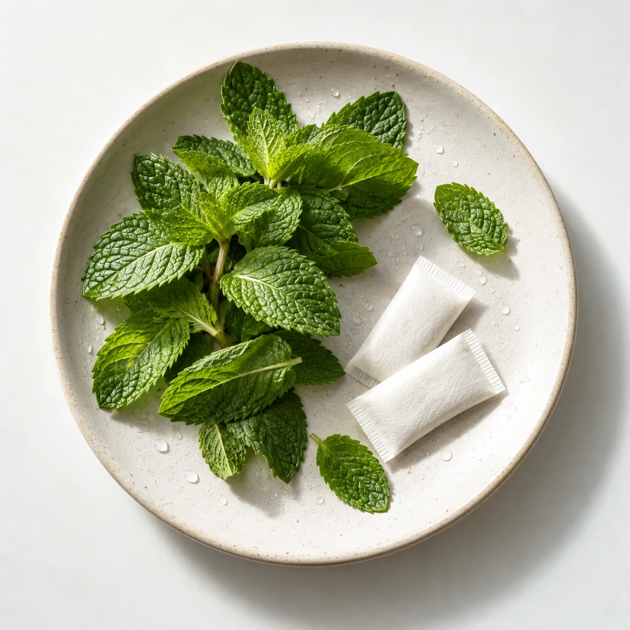 Illustrative spearmint flavor composition