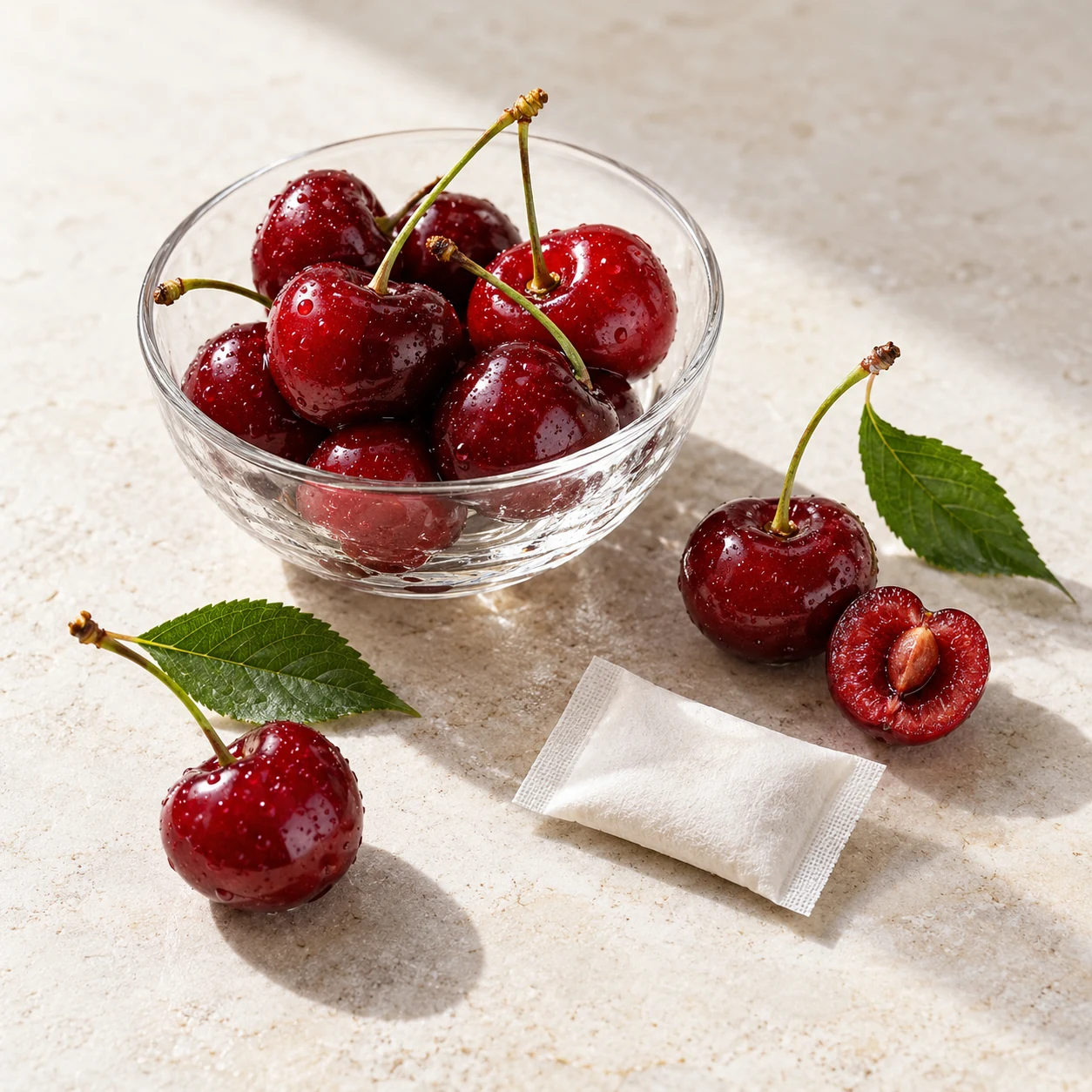Illustrative cherry flavor composition