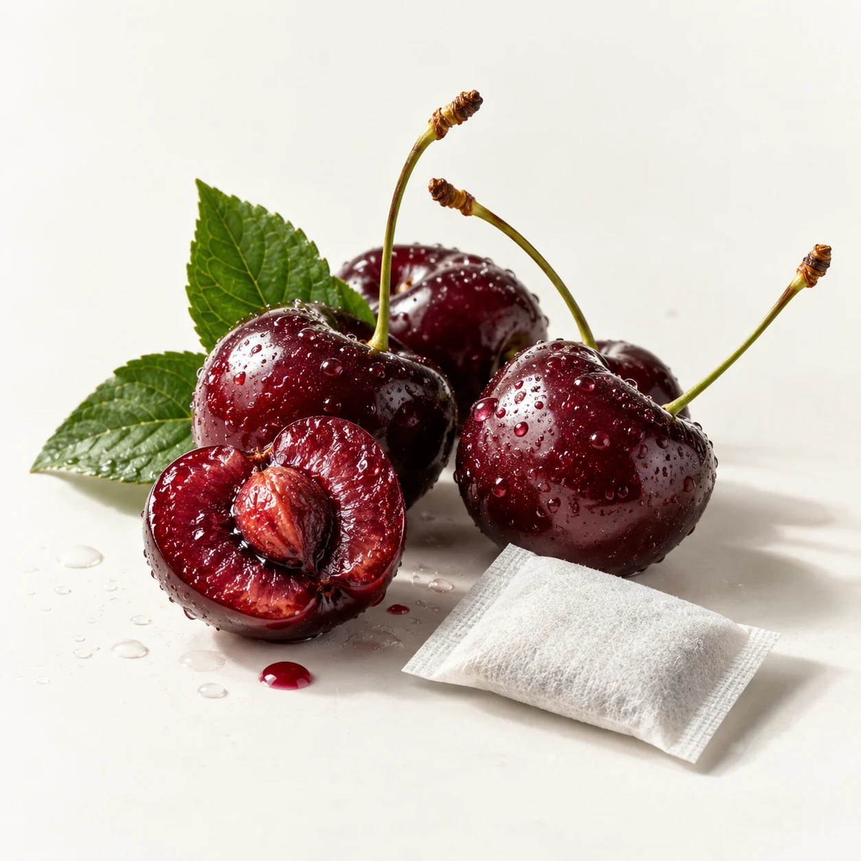 Illustrative black cherry flavor composition