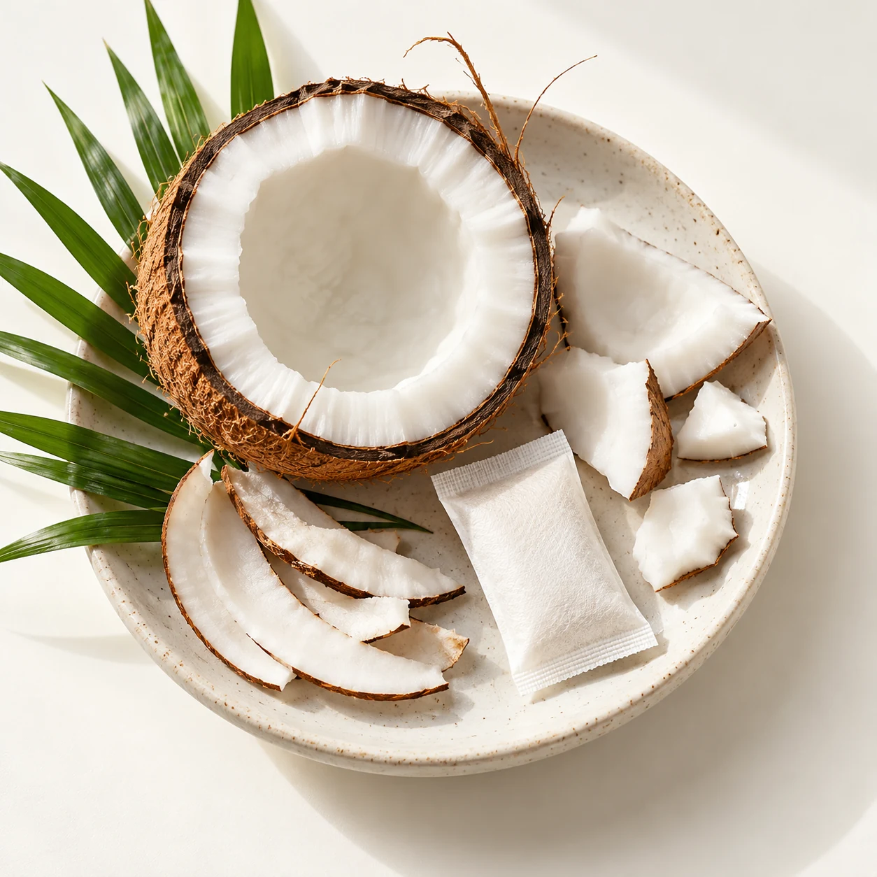 Illustrative coconut flavor composition