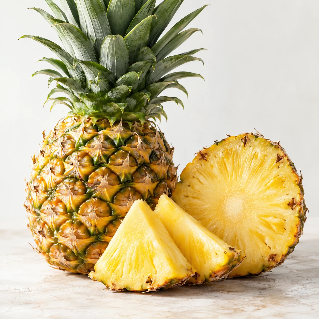 Illustrative pineapple flavor composition