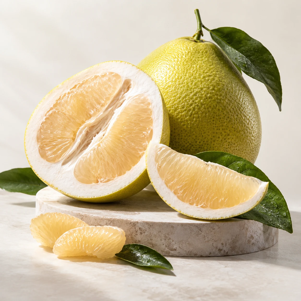 Illustrative pomelo flavor composition