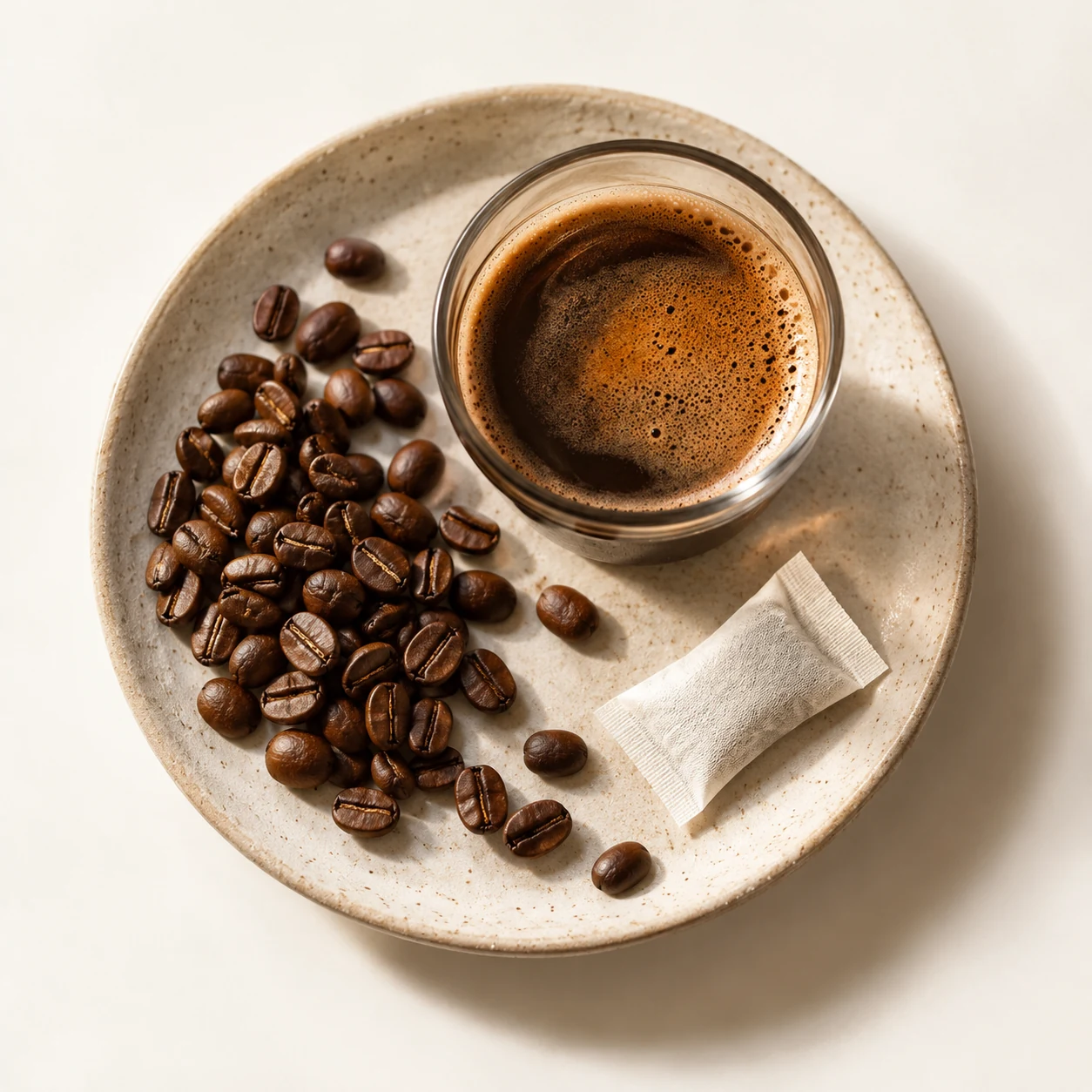 Illustrative coffee flavor composition