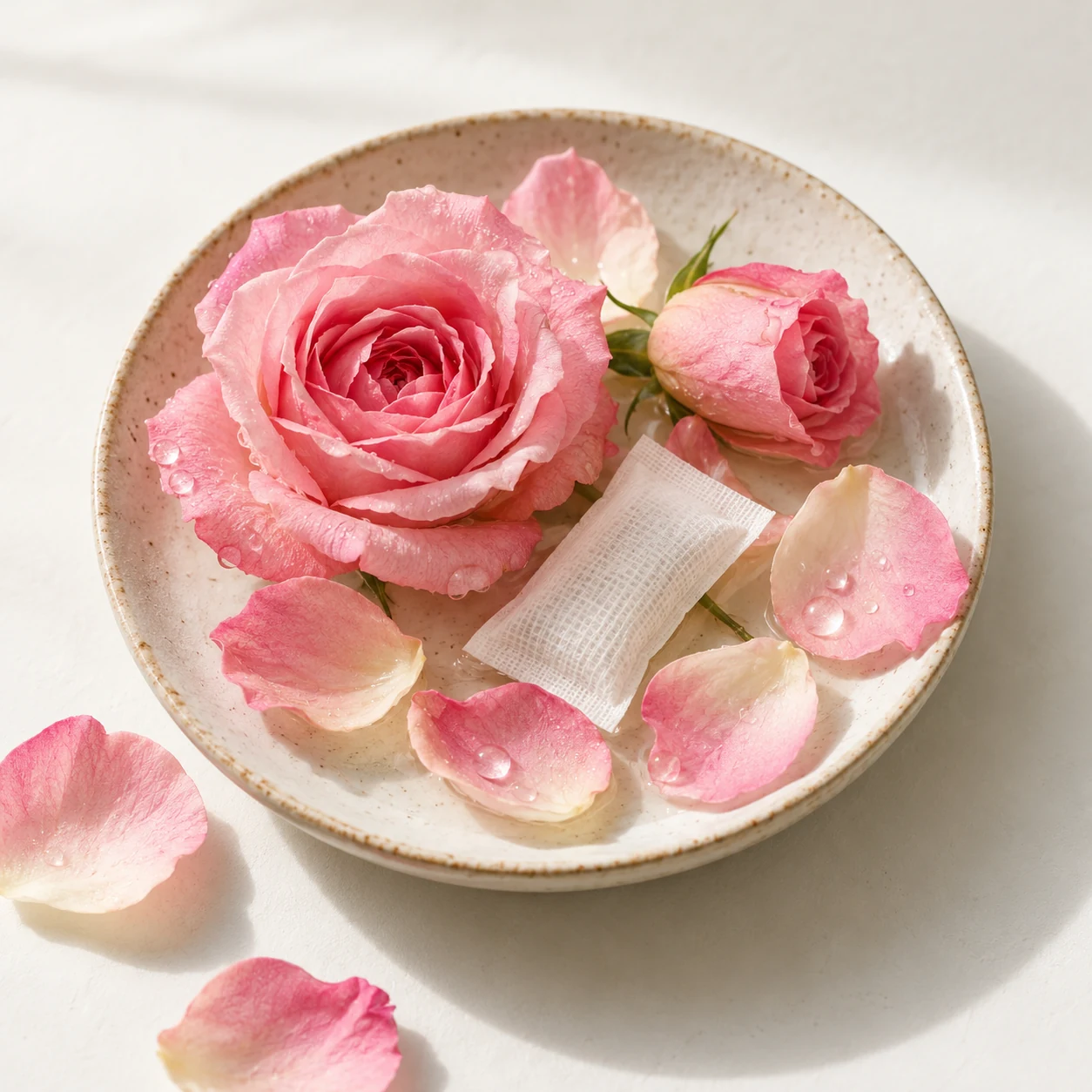 Illustrative rose flavor composition