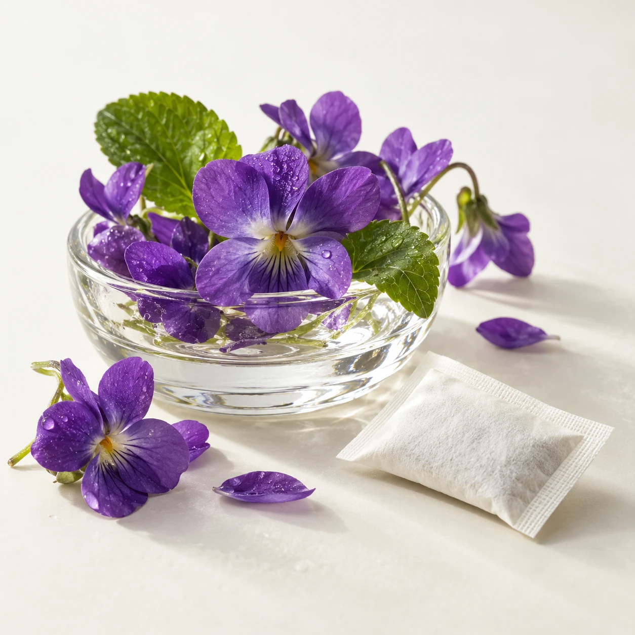 Illustrative violet flavor composition