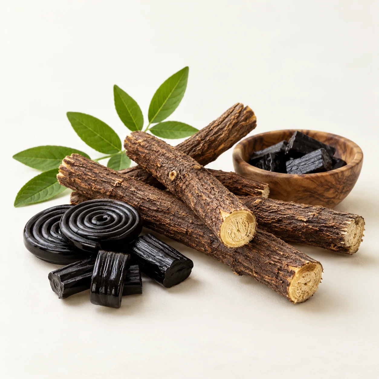 Illustrative licorice flavor composition