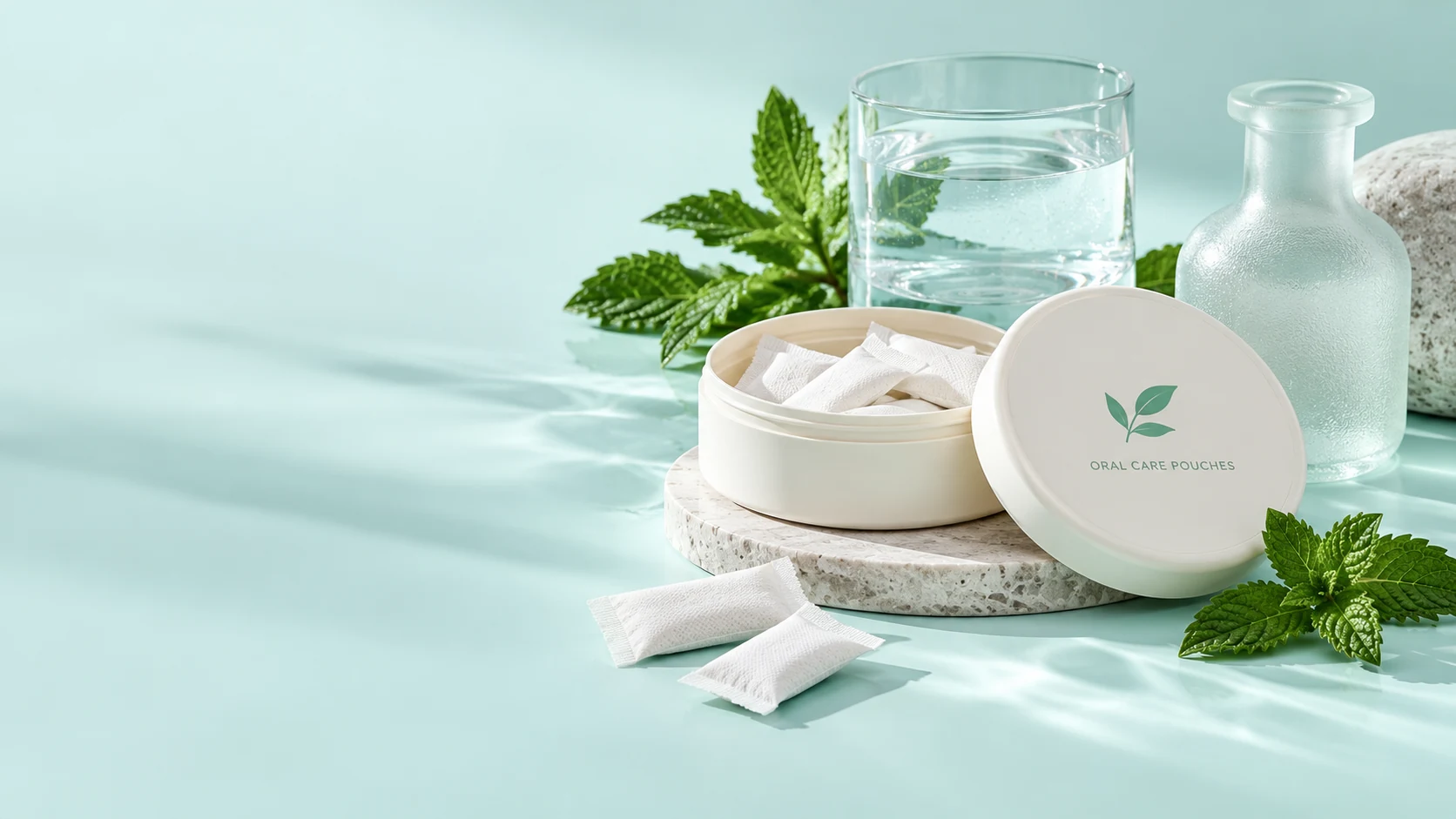 Dry mouth oral pouch development concept