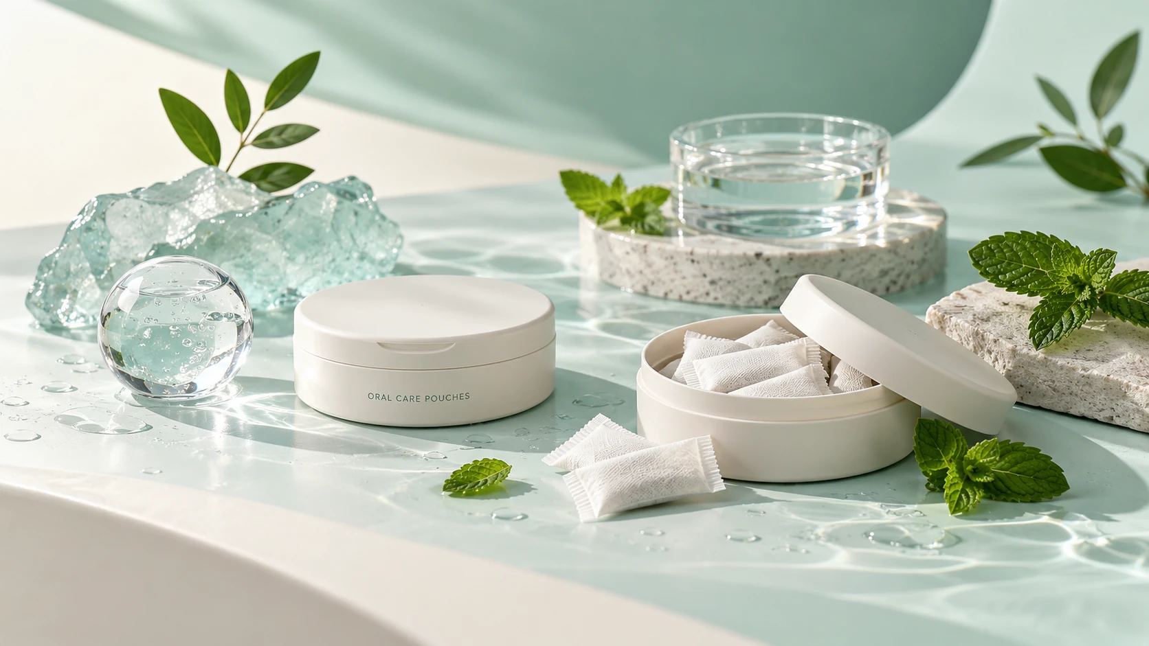 Dry mouth & oral moisture pouch development — development concept photograph 6