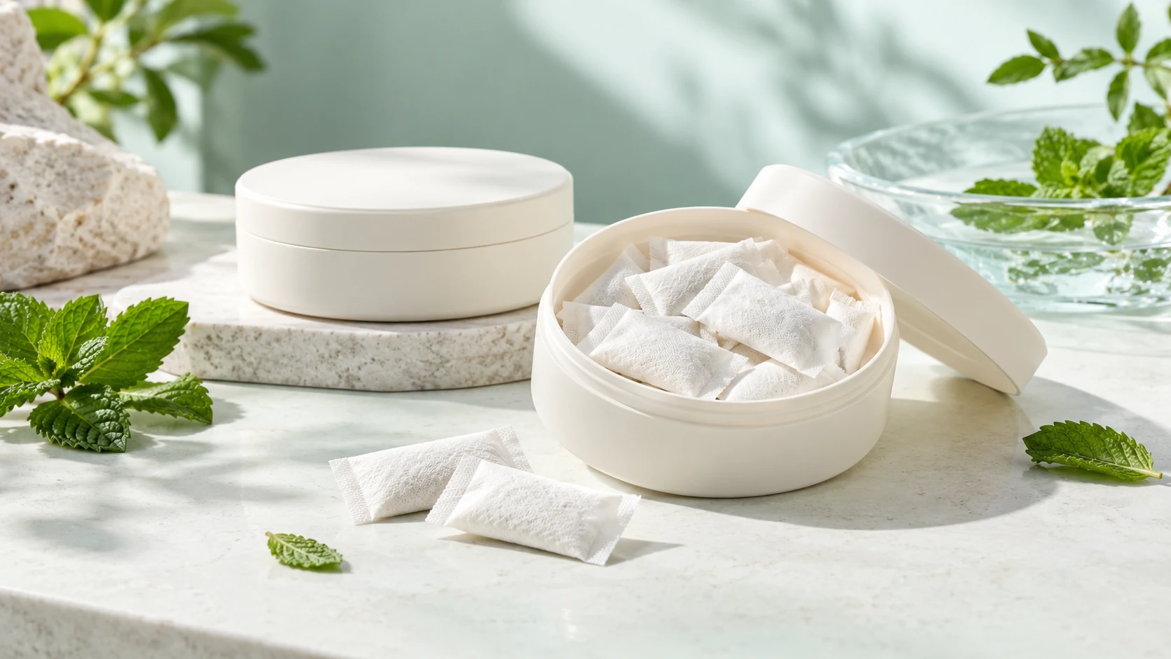 Fluoride-free oral care pouches — development concept photograph 4