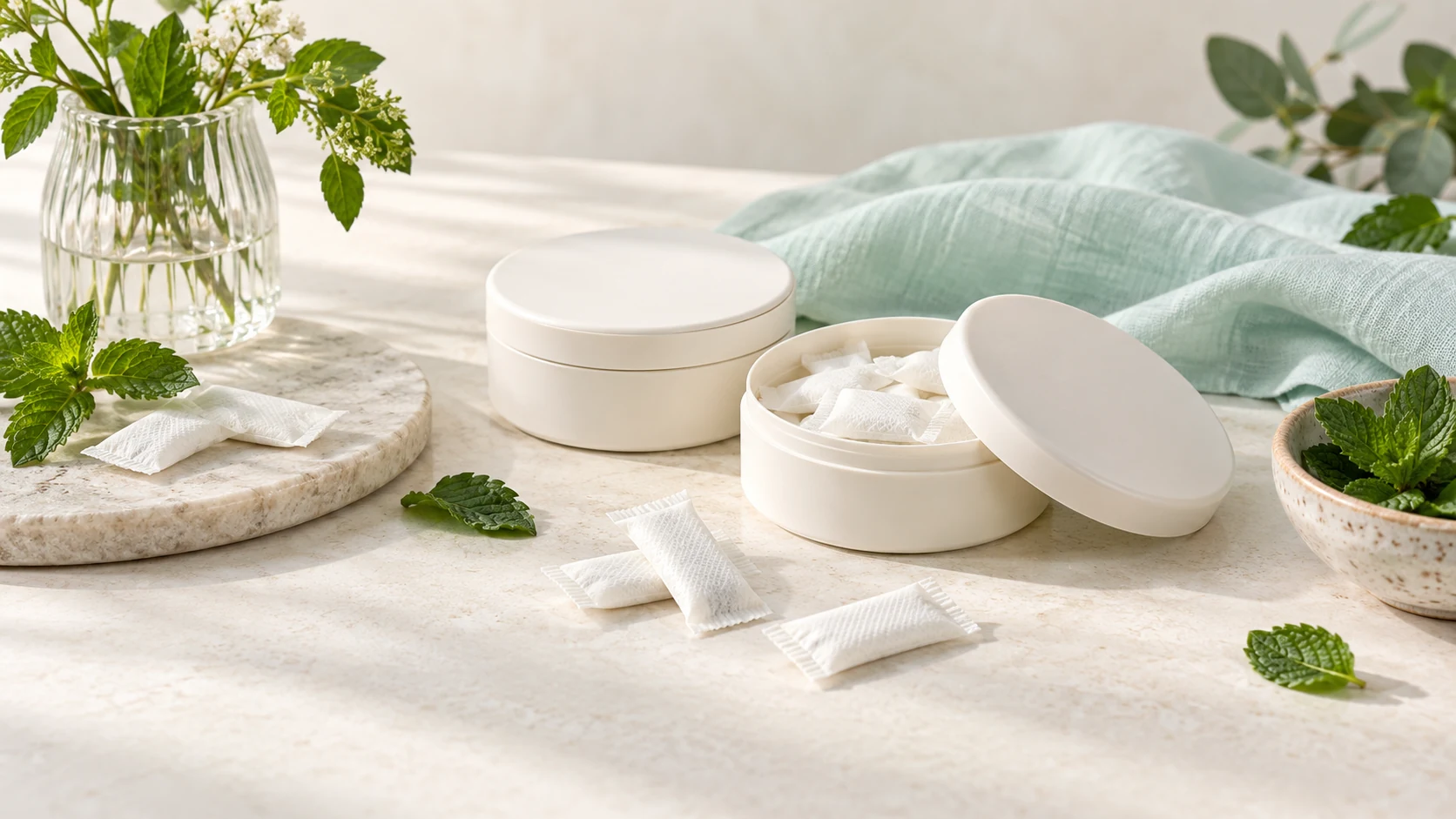Fluoride-free oral care pouches — development concept photograph 5
