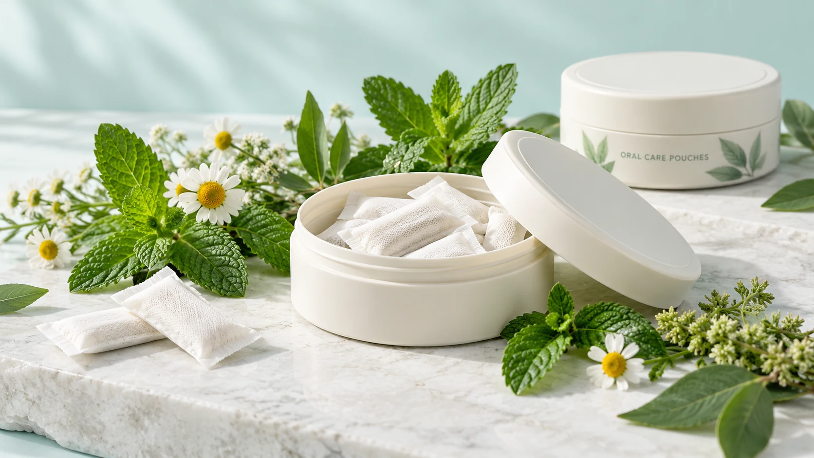 Herbal oral care pouches — development concept photograph 4