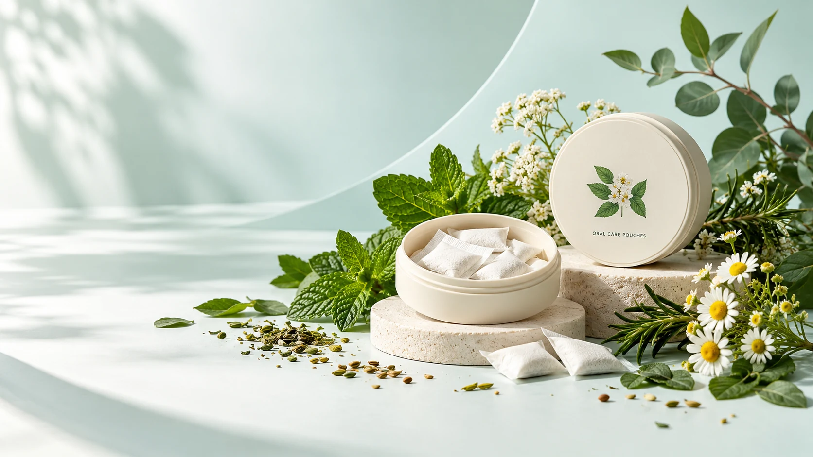 Herbal oral care pouches — development concept photograph 6