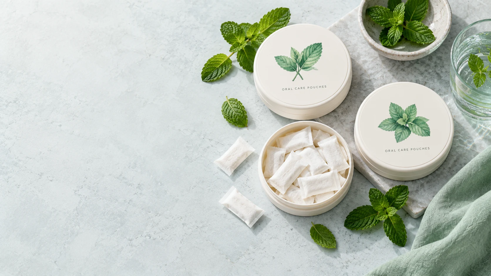 Oral care pouches, made for your brand. — development concept photograph 2