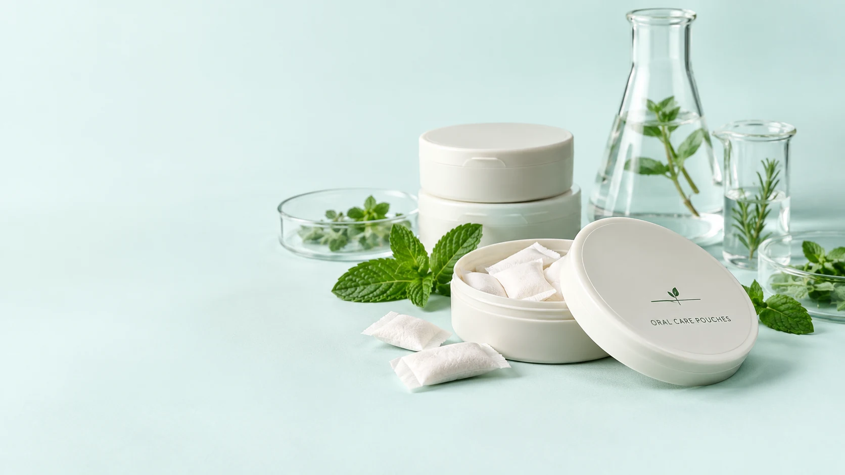 Probiotic oral pouch development concept